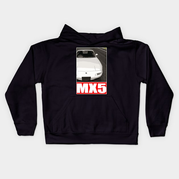 Mx5 Kids Hoodie by 5thmonkey